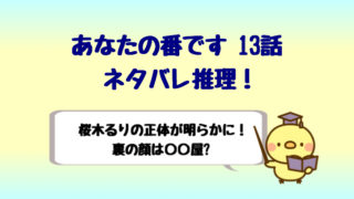 あなたの番です13話考察はクローゼットが怪しい 菜奈が入ってる しらしる